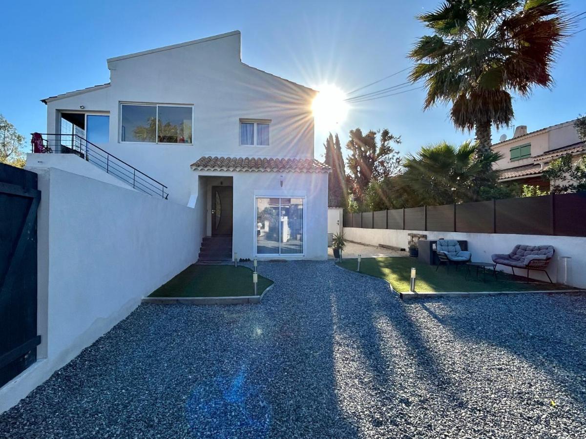 Charmant Studio Dans Villa - Parking - Jardin La Seyne-sur-Mer Ngoại thất bức ảnh